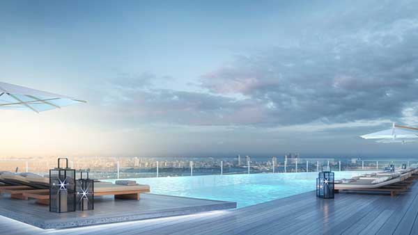 the Aston Martin luxury condo tower